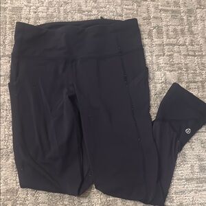 Lululemon Athletica black Leggings- size 4